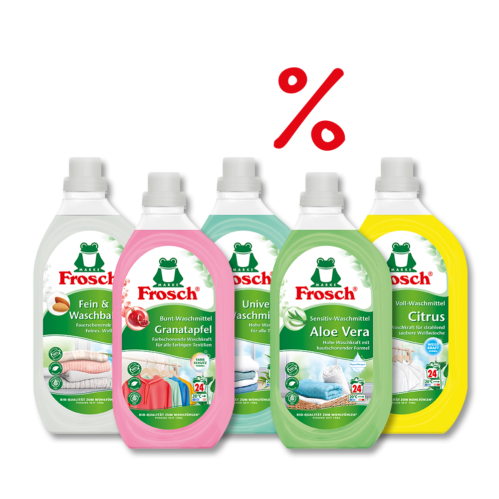 Frosch Waschmittel Für Wolle Und Feines Frosch Aloe Vera Sensitiv-Waschmittel | 116668